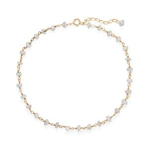 🌜Moonlight Glow! 14 Kt Gold Moonstone Anklet